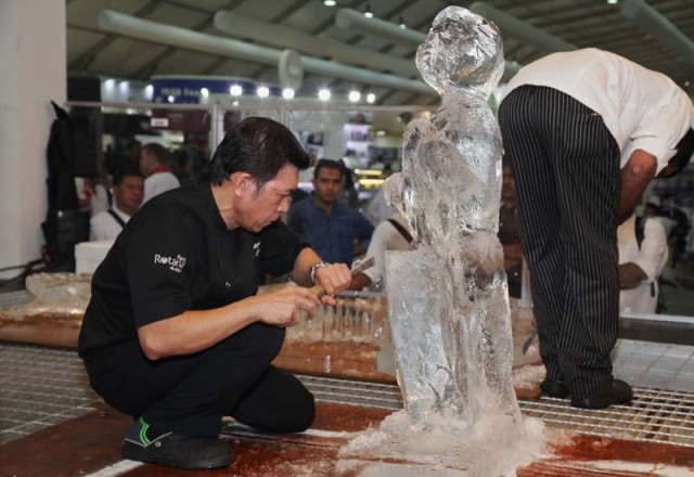 PHOTOS: Ice carving at Salon Culinaire 2015-5